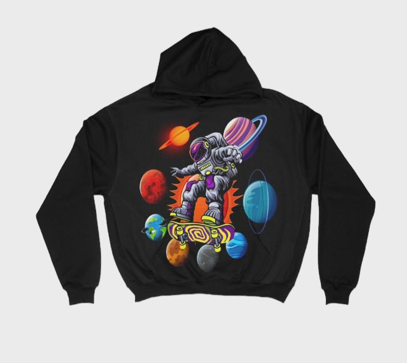 Black Spacemen Hoodie